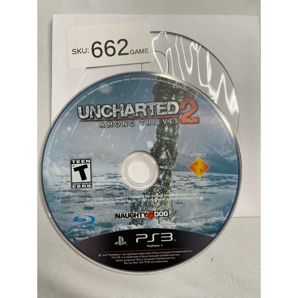 Uncharted 2 Among Thieves Sony PlayStation 3
